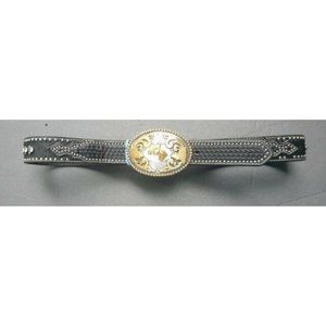 Nocona Women’s 36 Leather Belt Western Rhinestone Deluxe Buckle